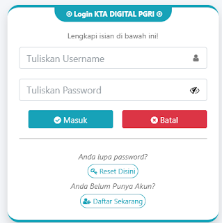 Register PGRI Pamekasan - Persatuan Guru Republik Indonesia Cabang Pamekasan